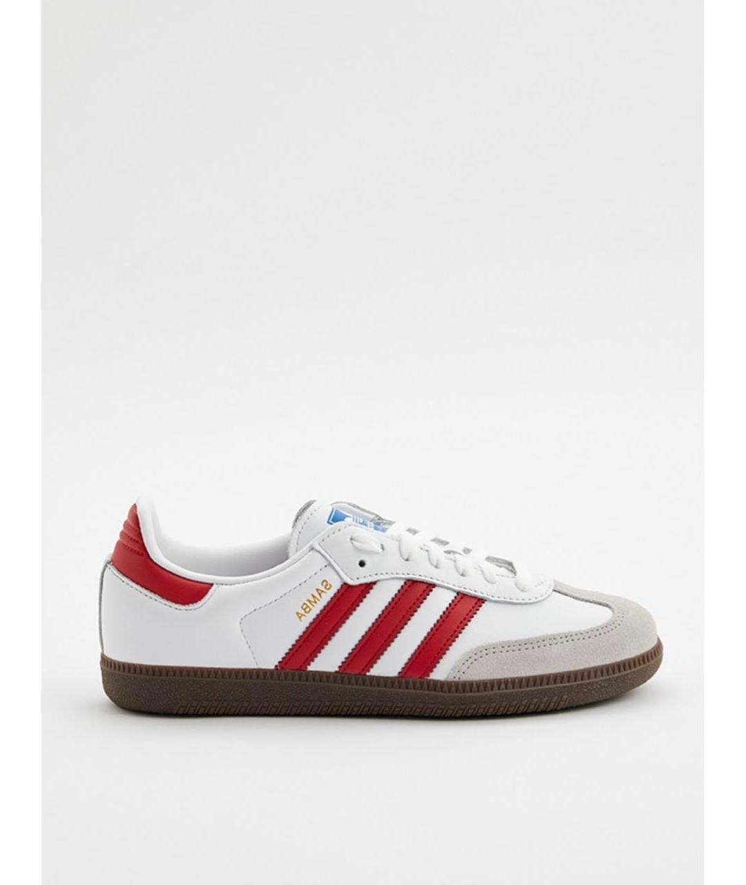 ADIDAS Белые кожаные кеды, фото 7