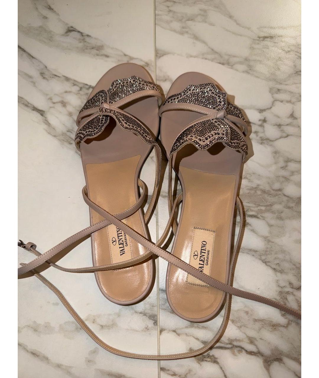 VALENTINO Кожаные босоножки, фото 3