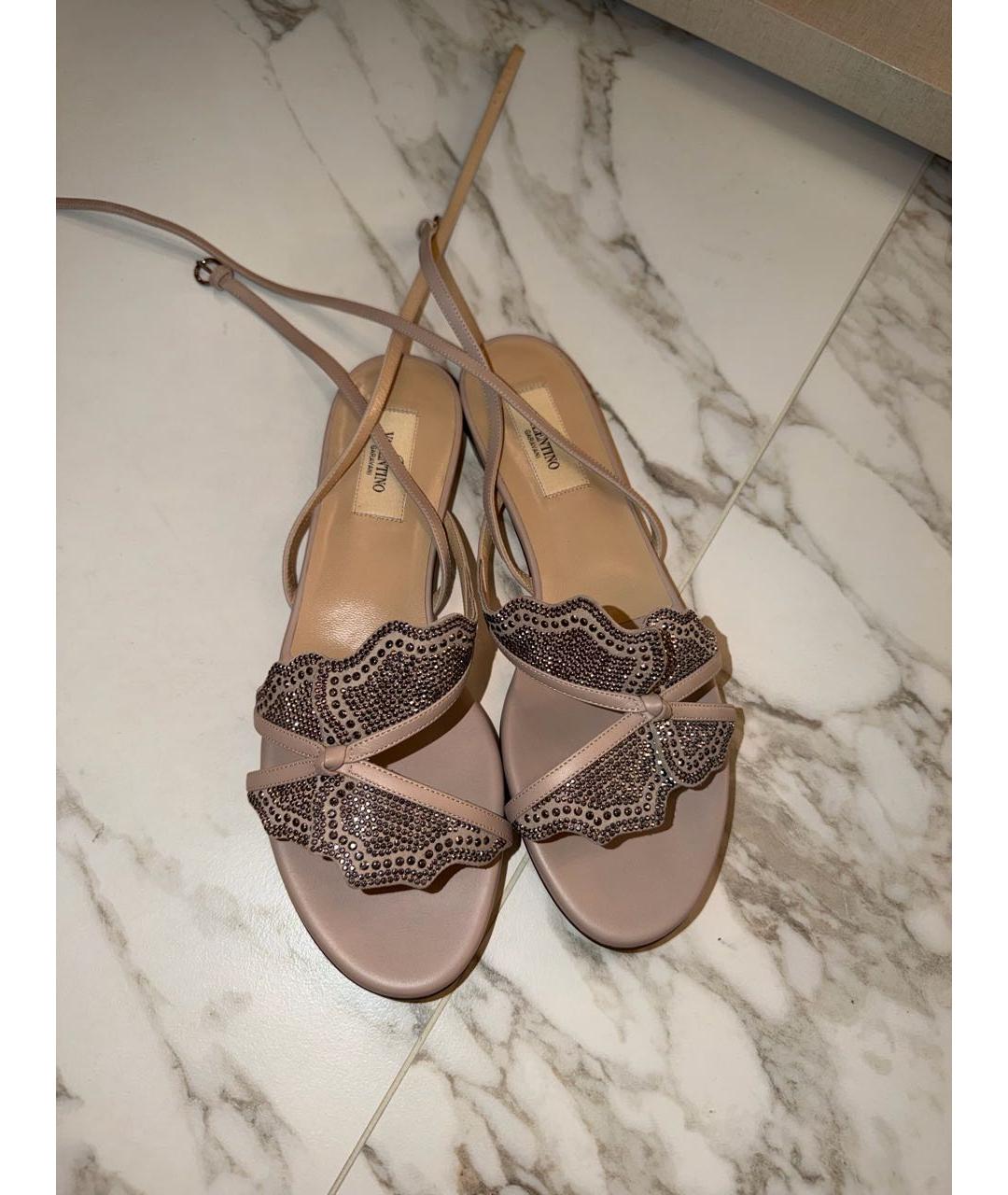 VALENTINO Кожаные босоножки, фото 2