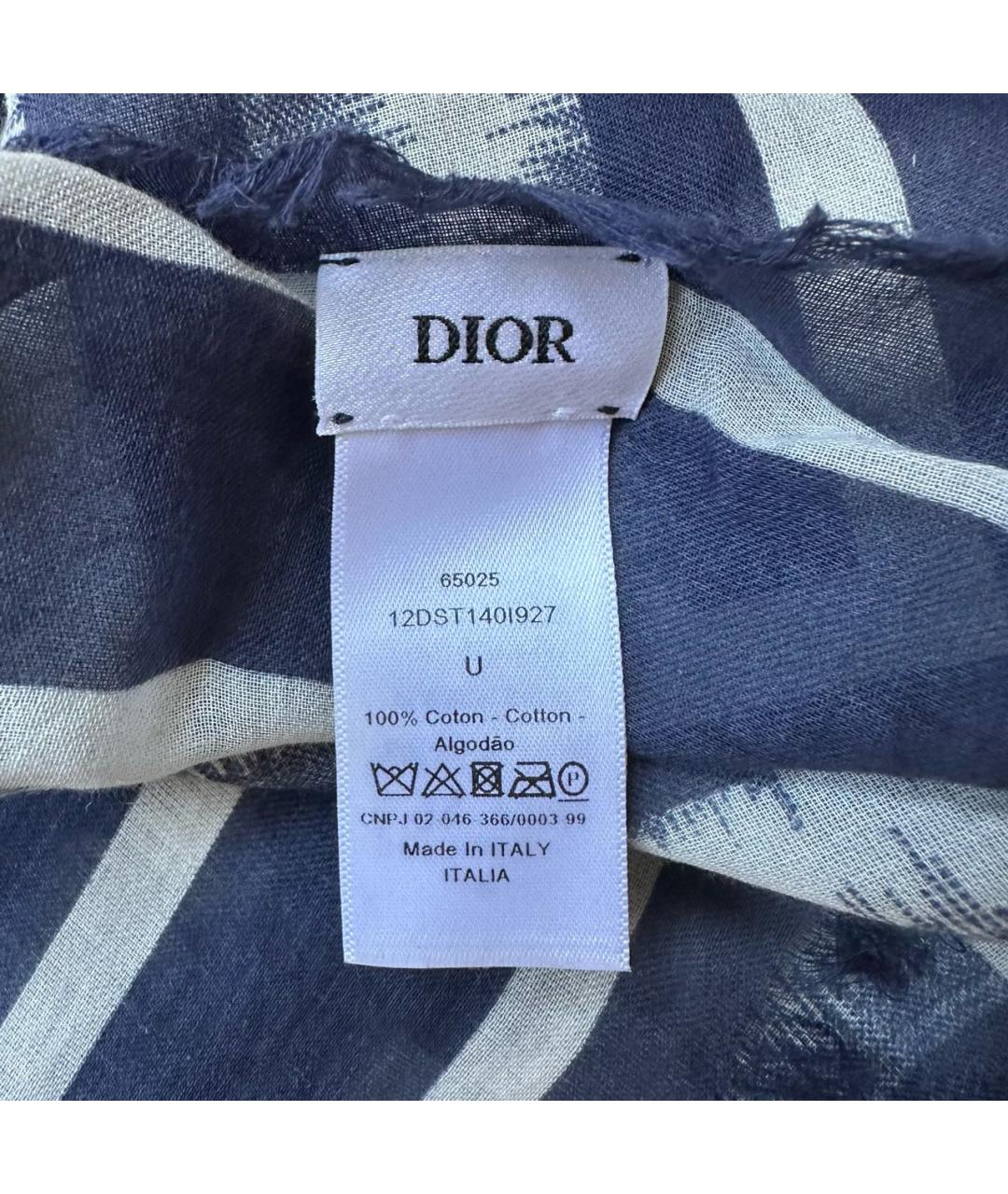 CHRISTIAN DIOR Хлопковый платок, фото 3