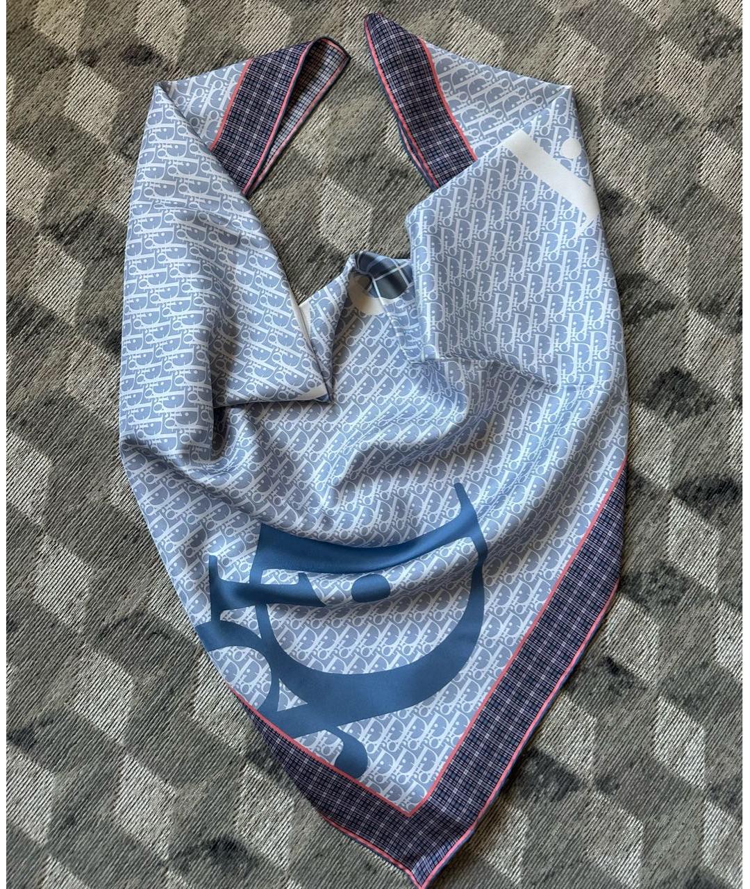 CHRISTIAN DIOR Шелковый платок, фото 3