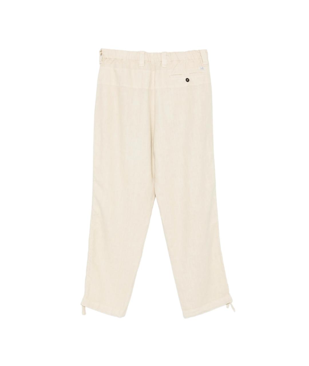 CP COMPANY Бежевые хлопковые повседневные брюки, фото 2
