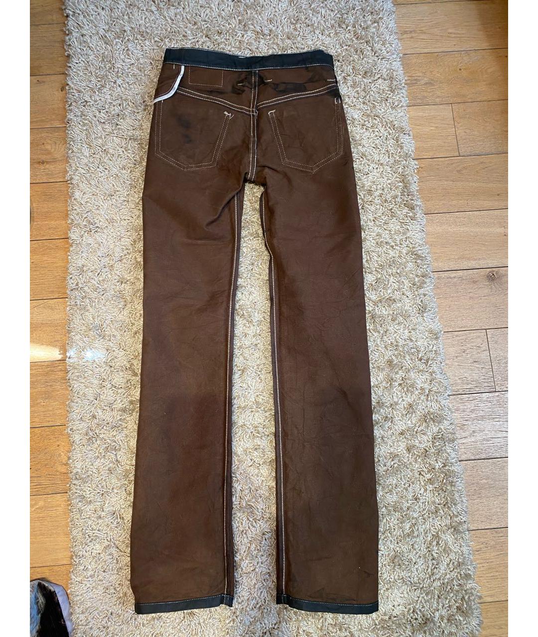 NEIL BARRETT Серые хлопковые прямые джинсы, фото 6