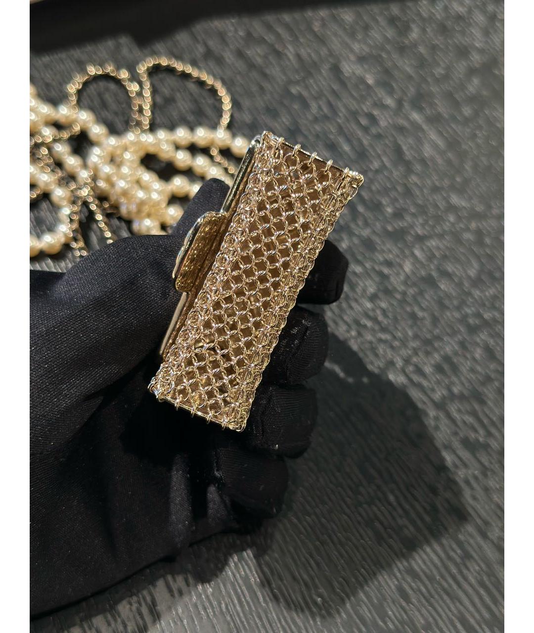 CHANEL Серебряная сумка через плечо, фото 6