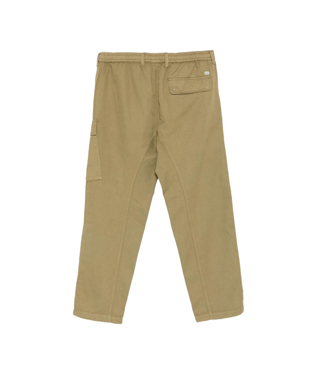 CP COMPANY Зеленые хлопковые повседневные брюки, фото 2