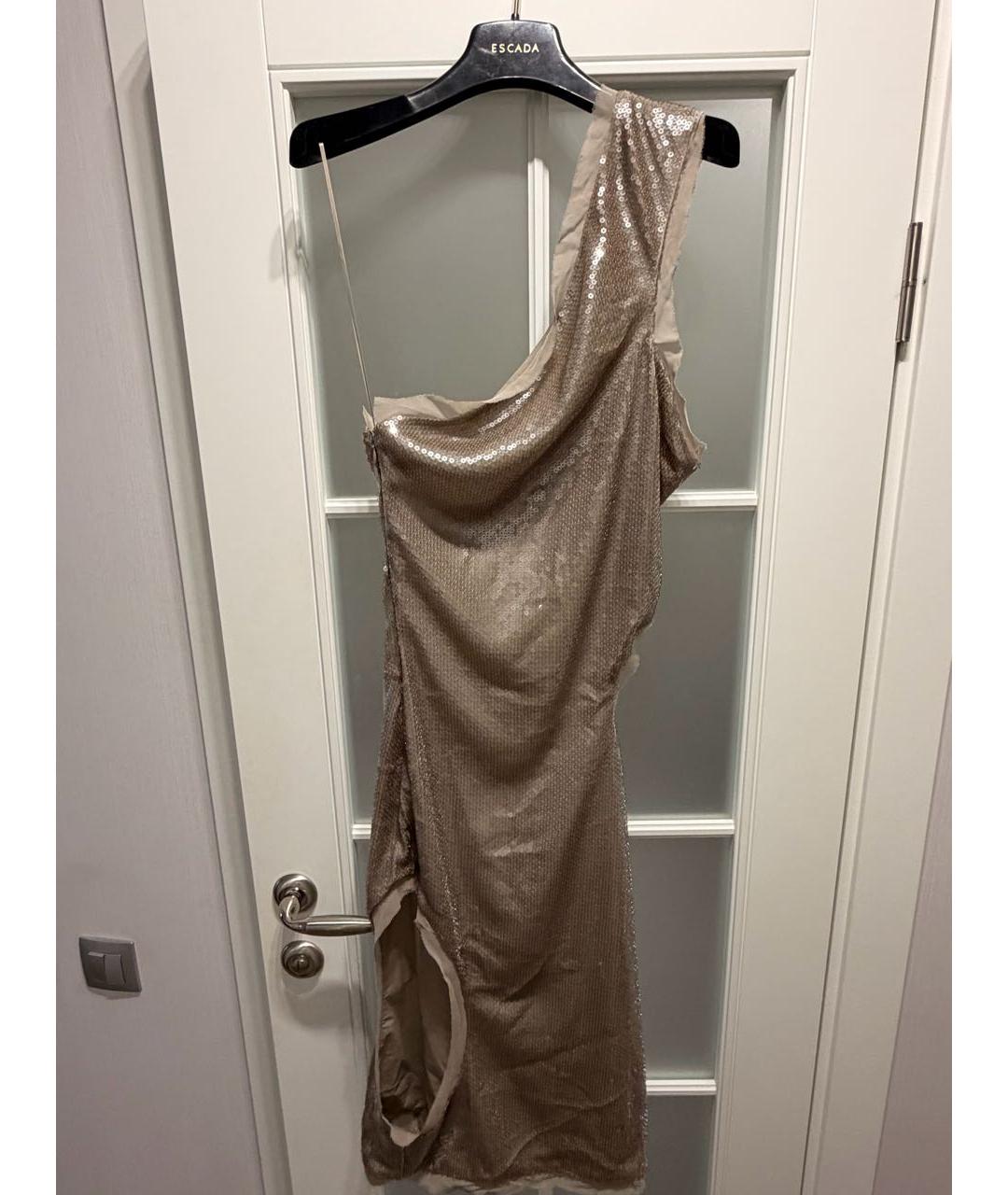 KHY Бежевое полиэстеровое вечернее платье, фото 7
