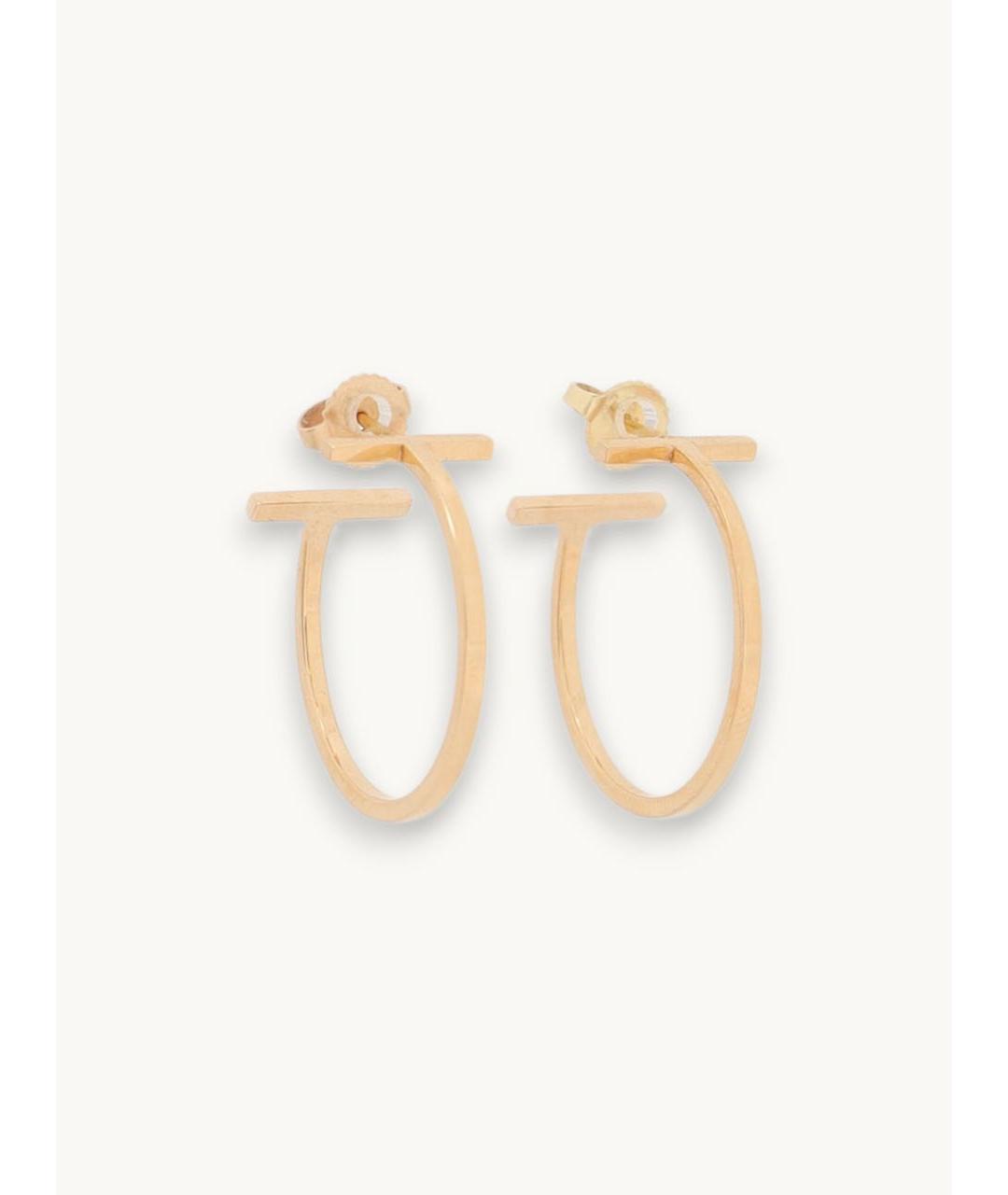 TIFFANY&CO Золотые серьги из желтого золота, фото 2