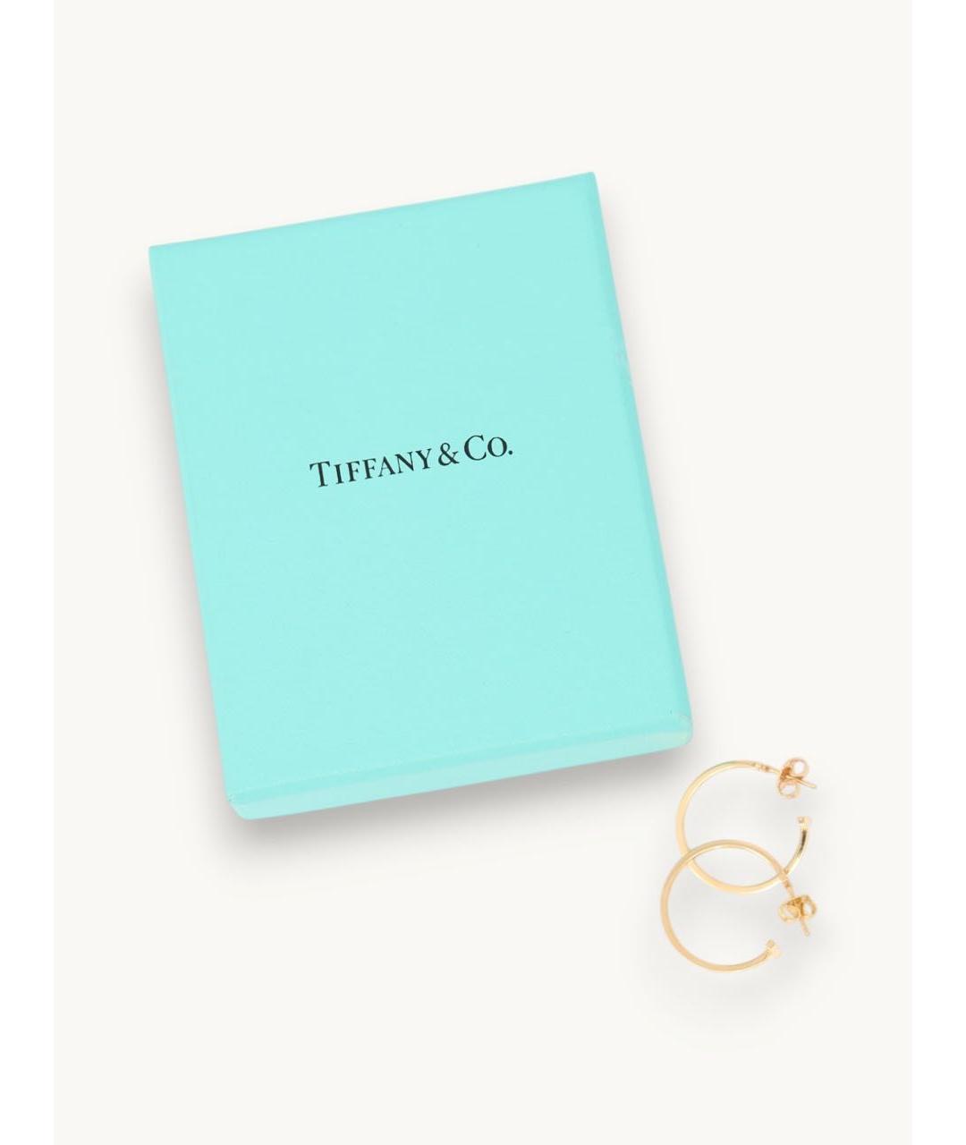 TIFFANY&CO Золотые серьги из желтого золота, фото 3