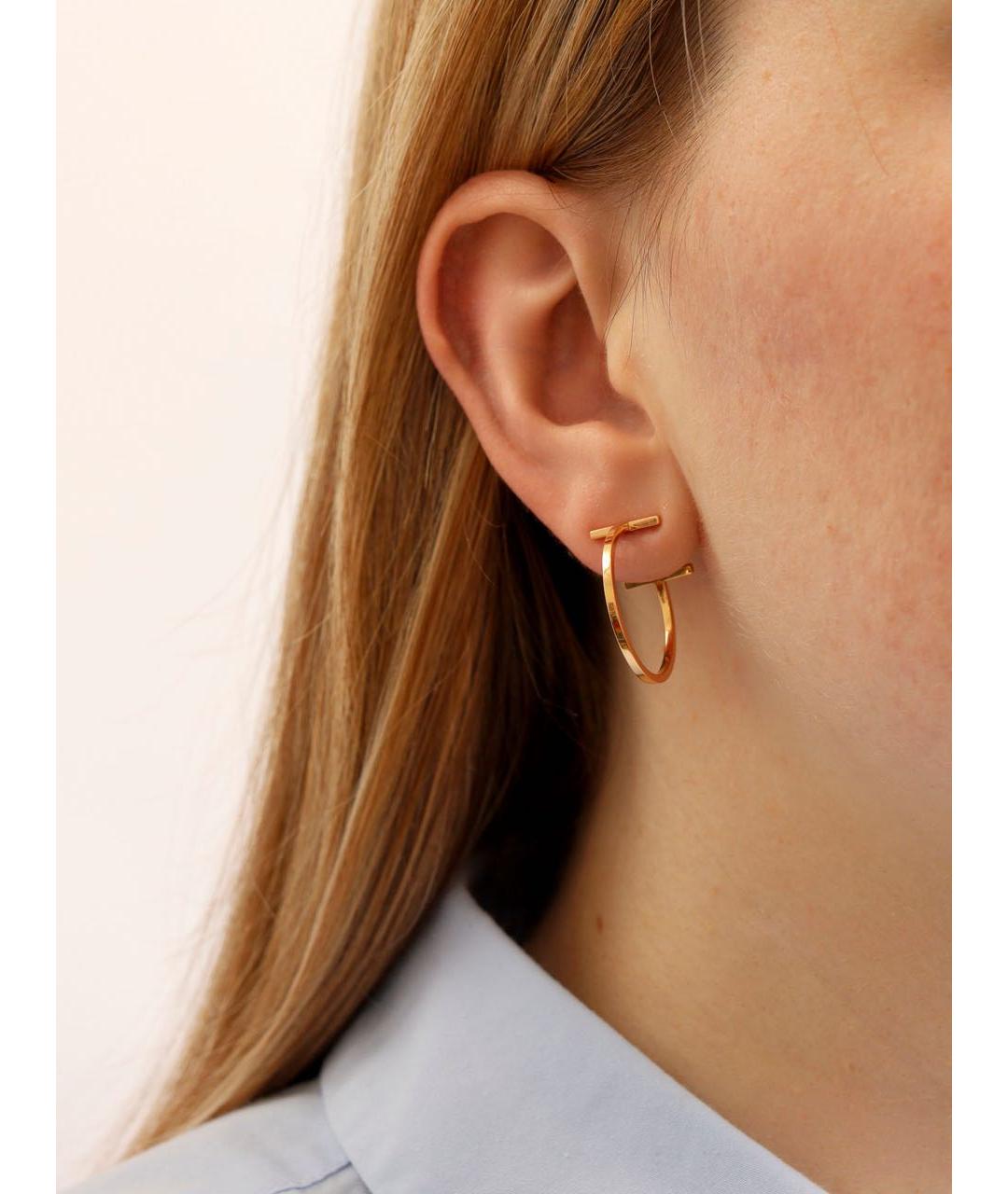 TIFFANY&CO Золотые серьги из желтого золота, фото 4