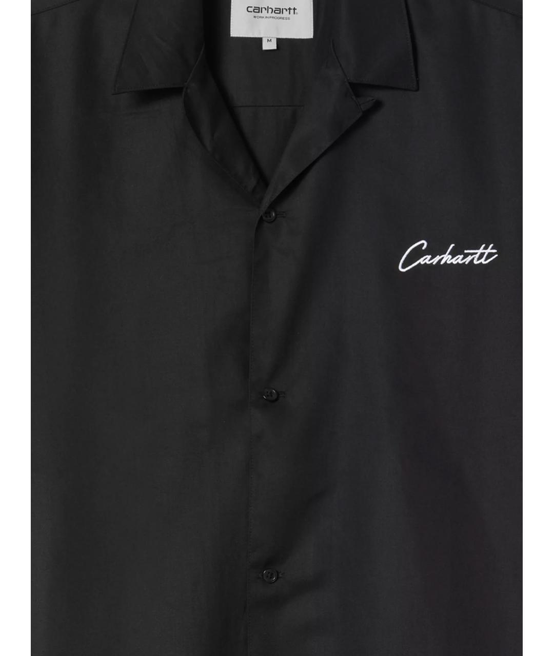 CARHARTT WIP Черная хлопковая классическая рубашка, фото 3