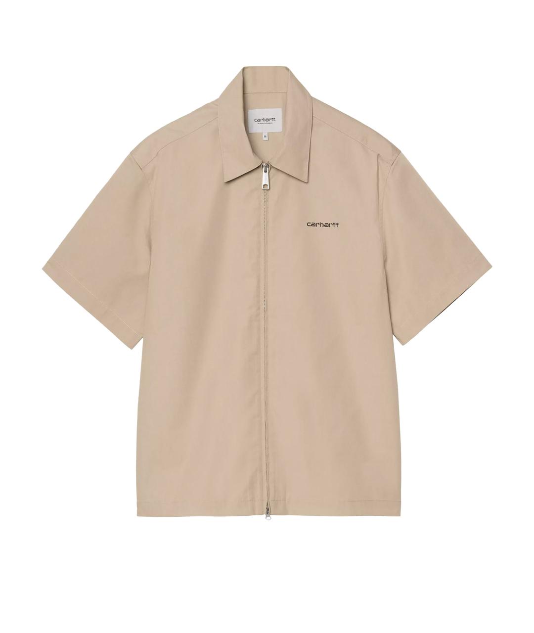 CARHARTT WIP Бежевая кэжуал рубашка, фото 1