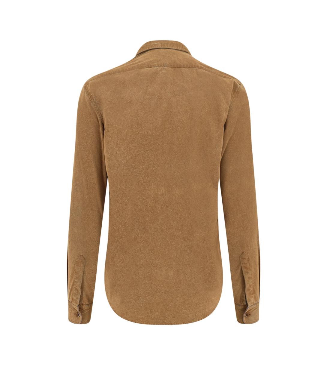 ASPESI Коричневая классическая рубашка, фото 2