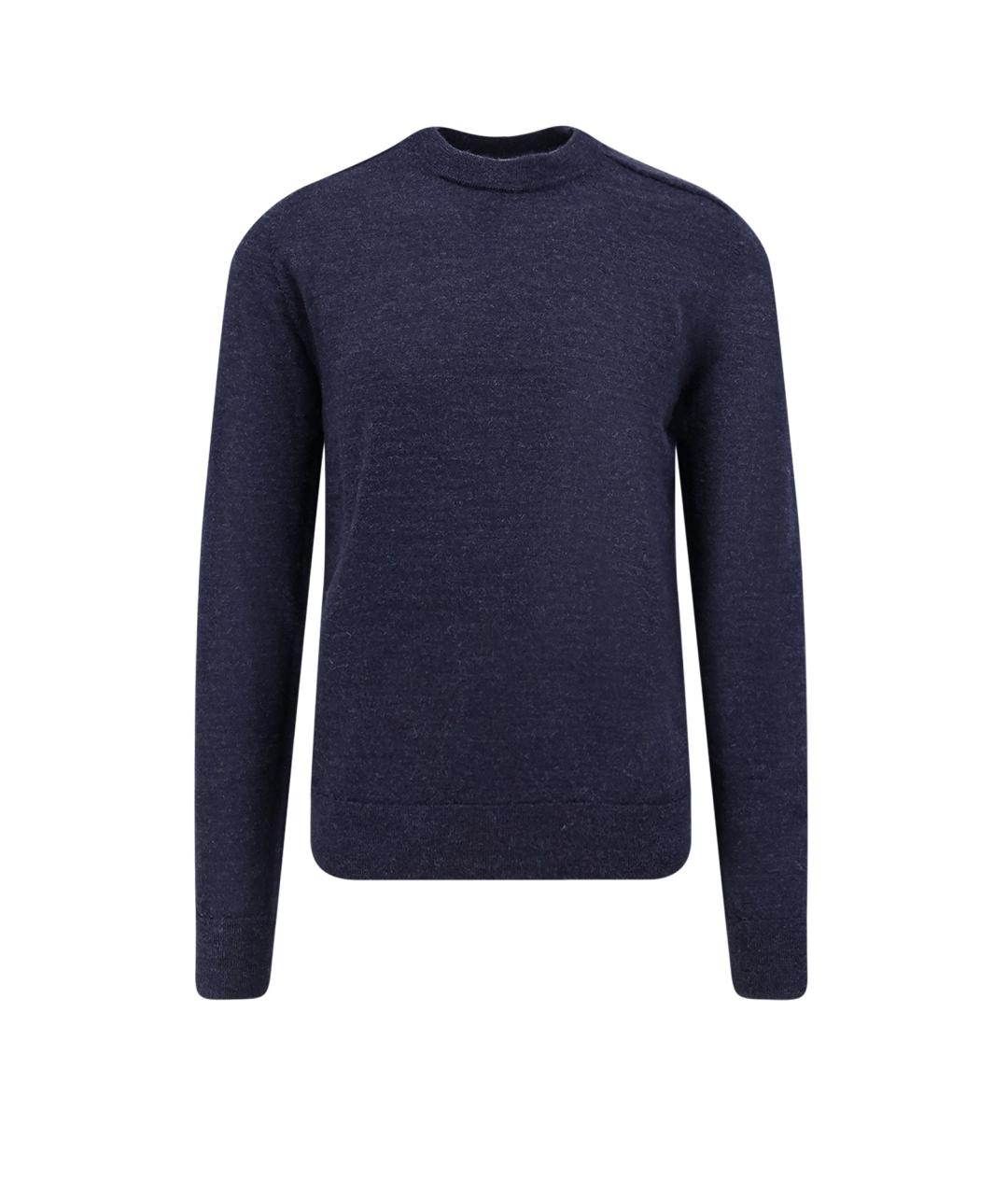 MAISON MARGIELA Темно-синий шерстяной джемпер / свитер, фото 1