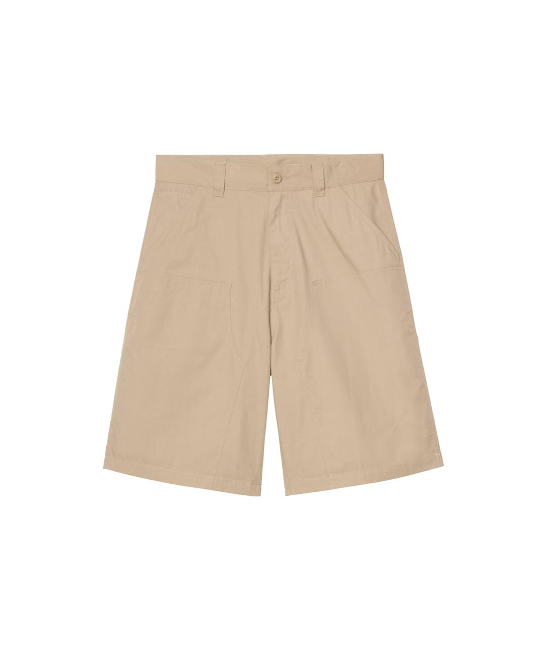 CARHARTT WIP Бежевые полиэстеровые шорты, фото 1