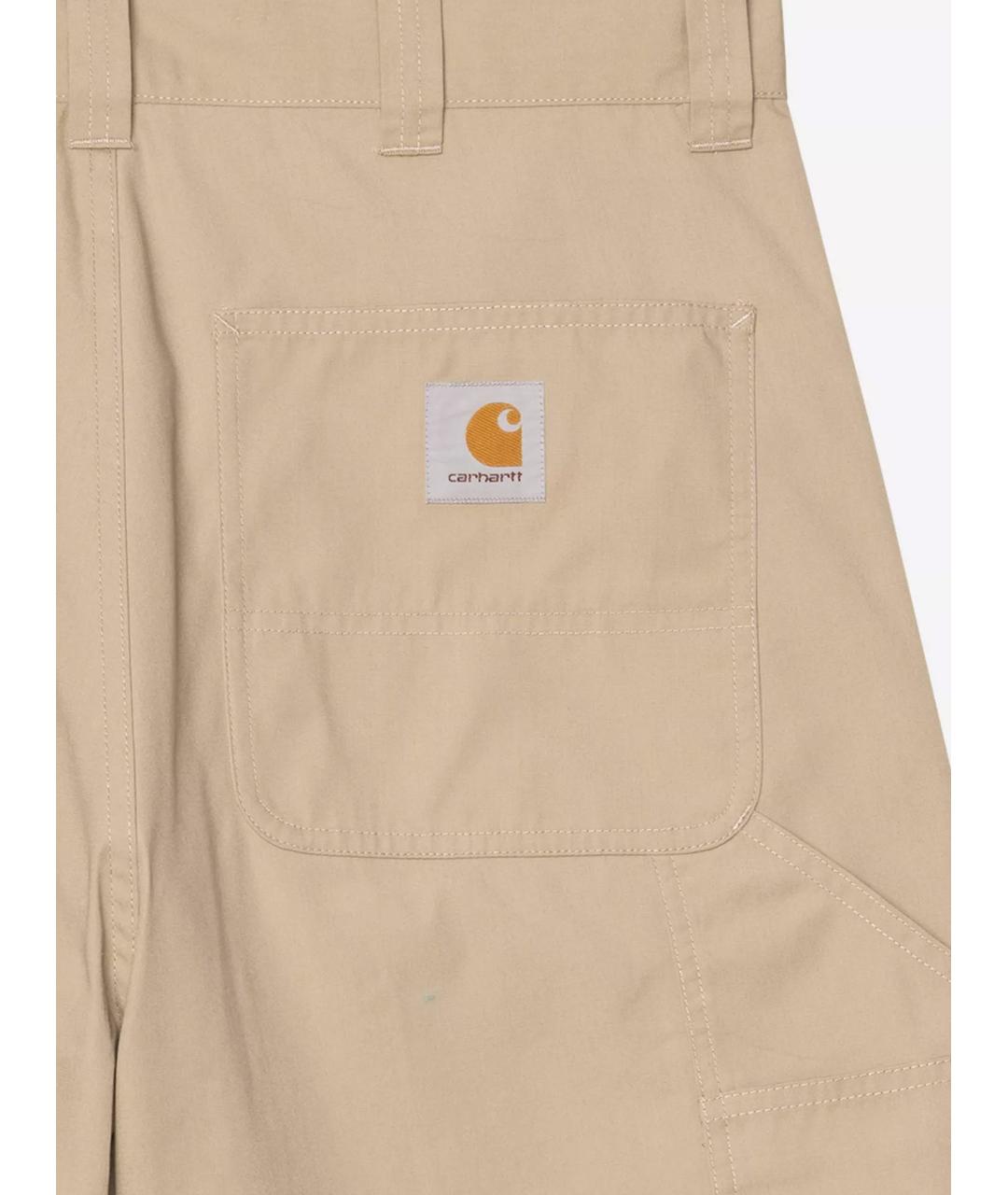 CARHARTT WIP Бежевые полиэстеровые шорты, фото 3