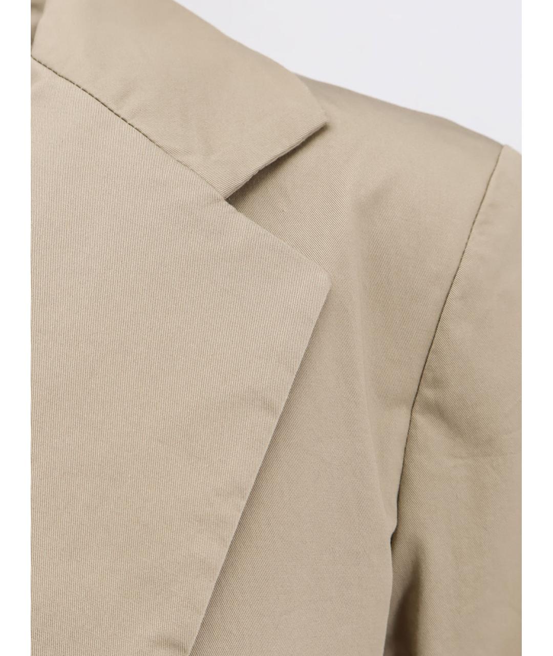 ASPESI Бежевый хлопковый костюм с брюками, фото 3