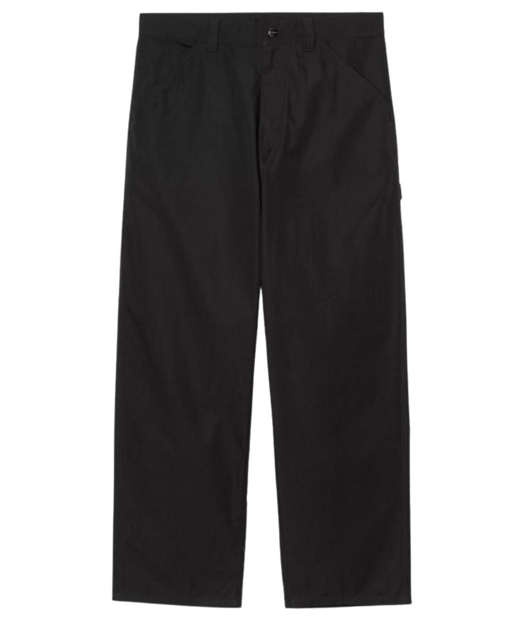 CARHARTT WIP Черные хлопковые прямые джинсы, фото 1