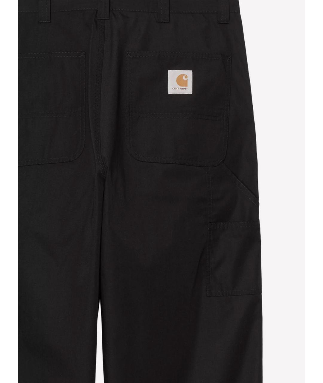 CARHARTT WIP Черные хлопковые прямые джинсы, фото 3