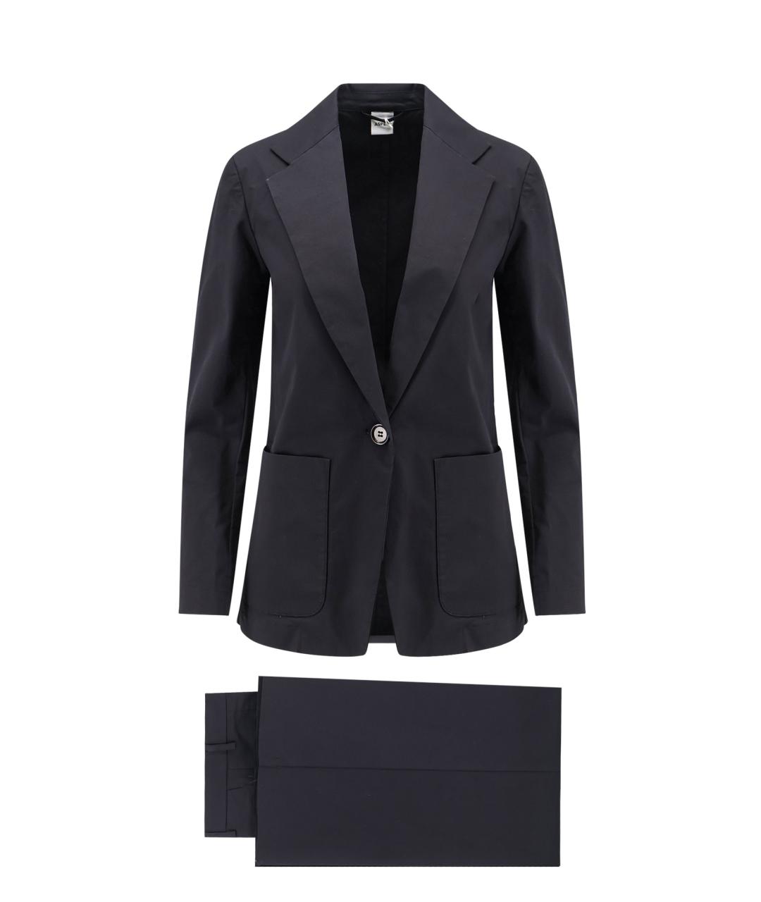 ASPESI Серый хлопковый костюм с брюками, фото 1