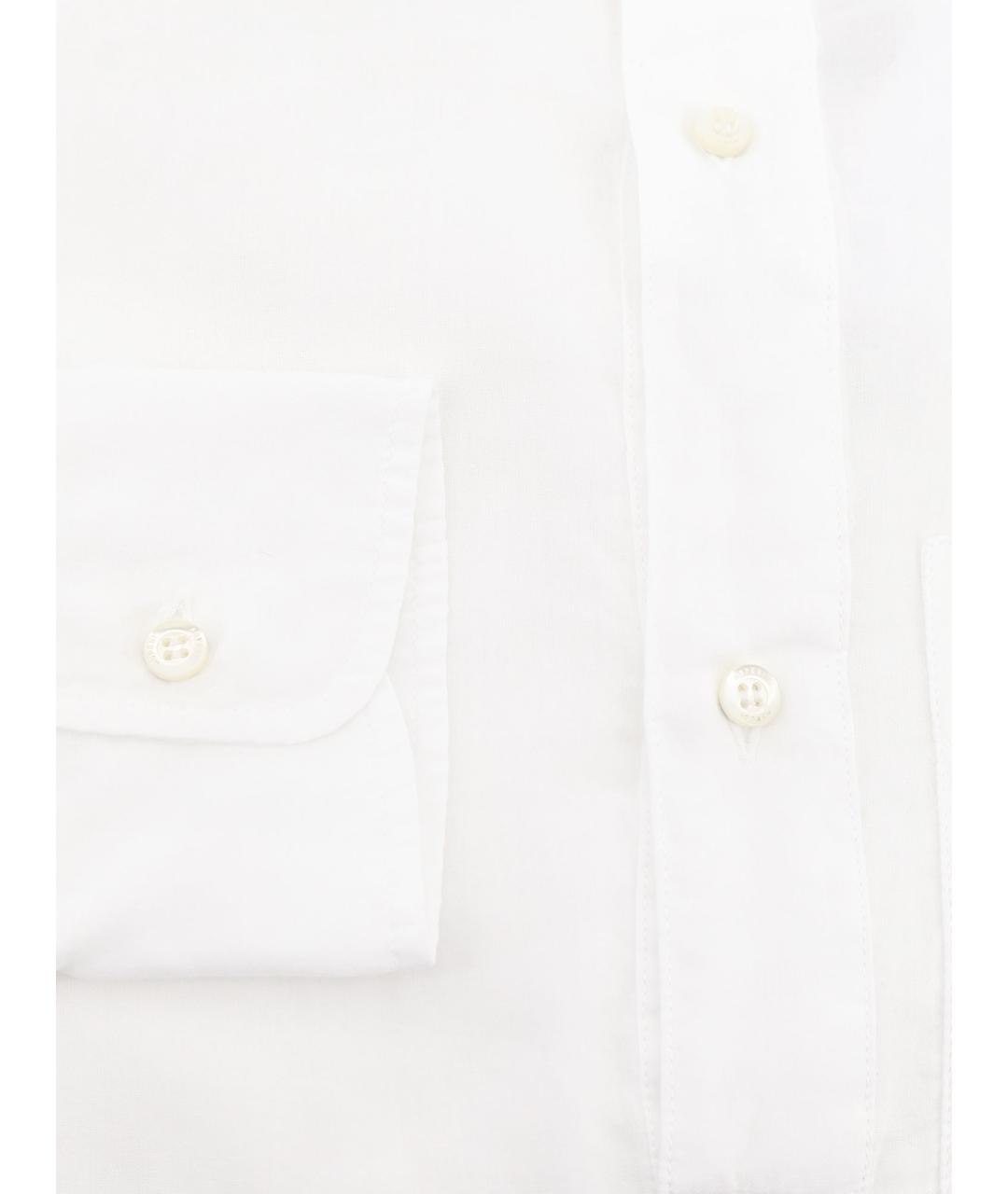 ASPESI Белая хлопковая классическая рубашка, фото 3