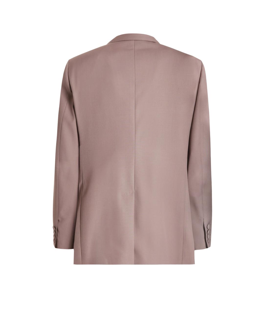 DOLCE&GABBANA Коричневый шерстяной пиджак, фото 2