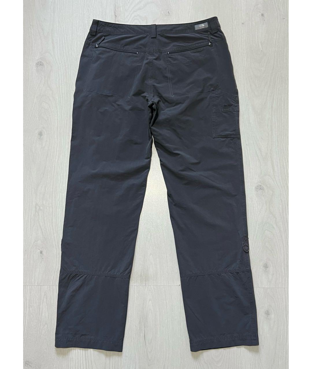 THE NORTH FACE Серые полиамидовые повседневные брюки, фото 2