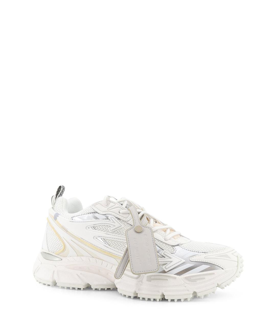 OFF-WHITE Белые низкие кроссовки / кеды, фото 2