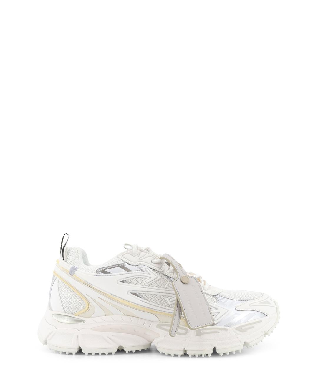 OFF-WHITE Белые низкие кроссовки / кеды, фото 1