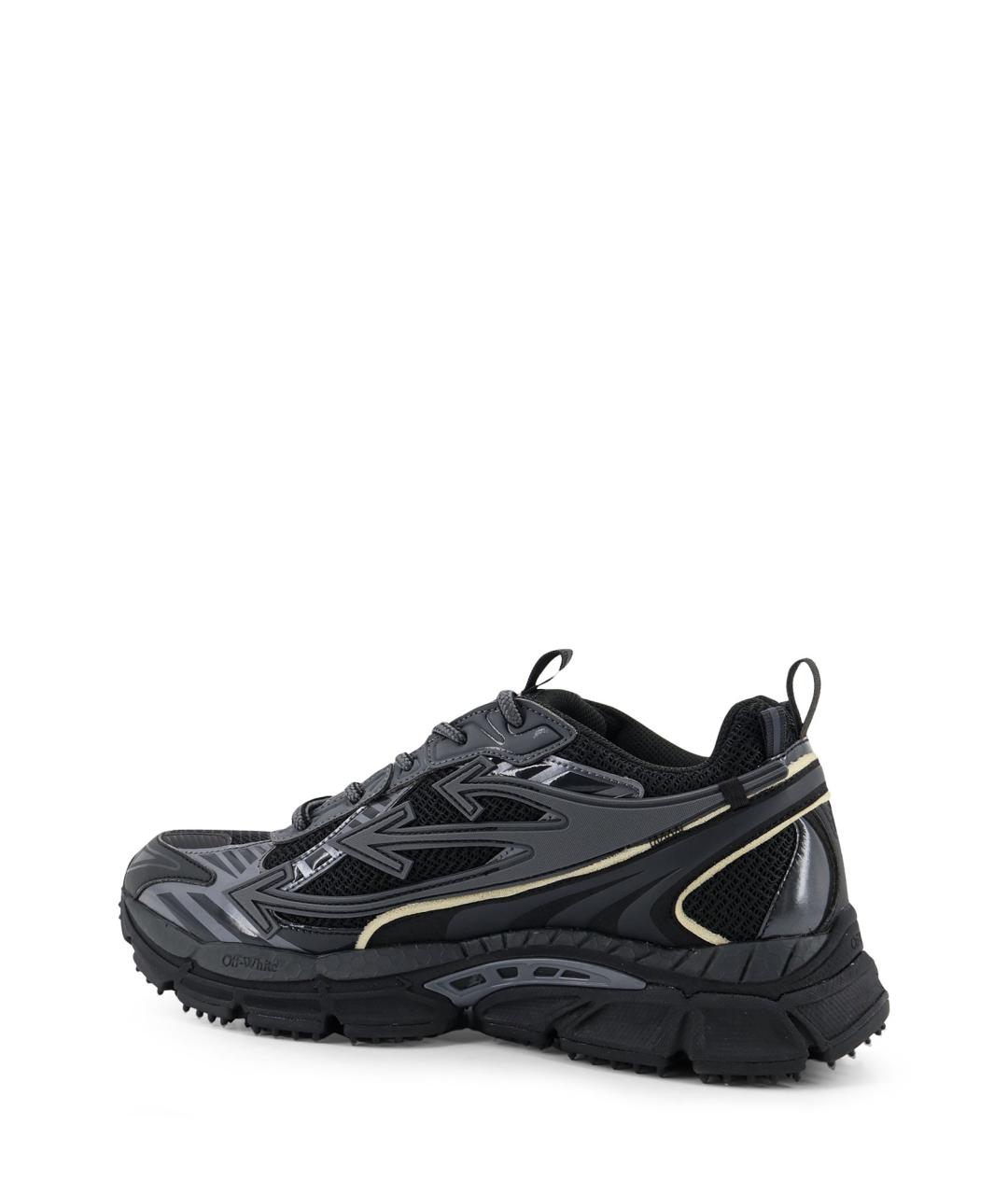 OFF-WHITE Черные низкие кроссовки / кеды, фото 3