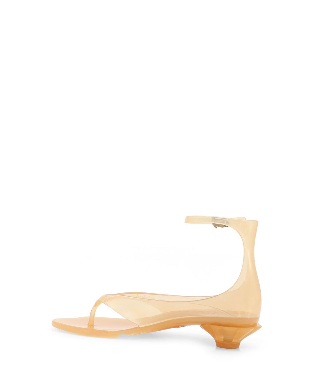 CHLOE Коричневые резиновые босоножки, фото 3