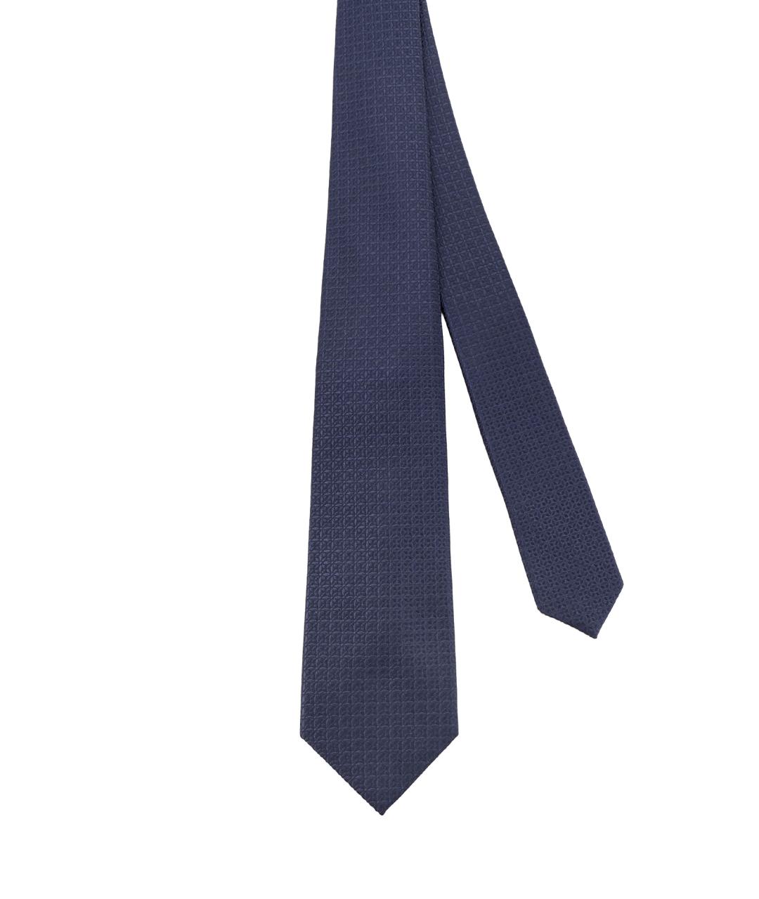 KITON Синий шелковый галстук, фото 2