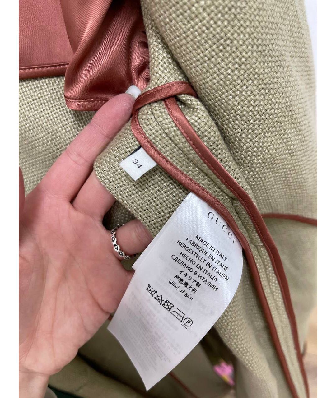 GUCCI Коричневый тренч/плащ, фото 7