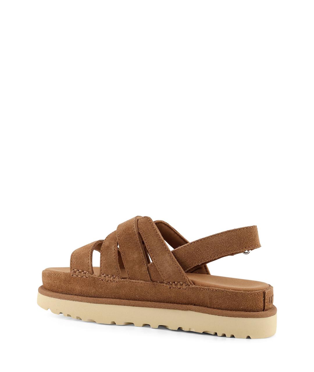 UGG AUSTRALIA Коричневые замшевые сандалии, фото 3