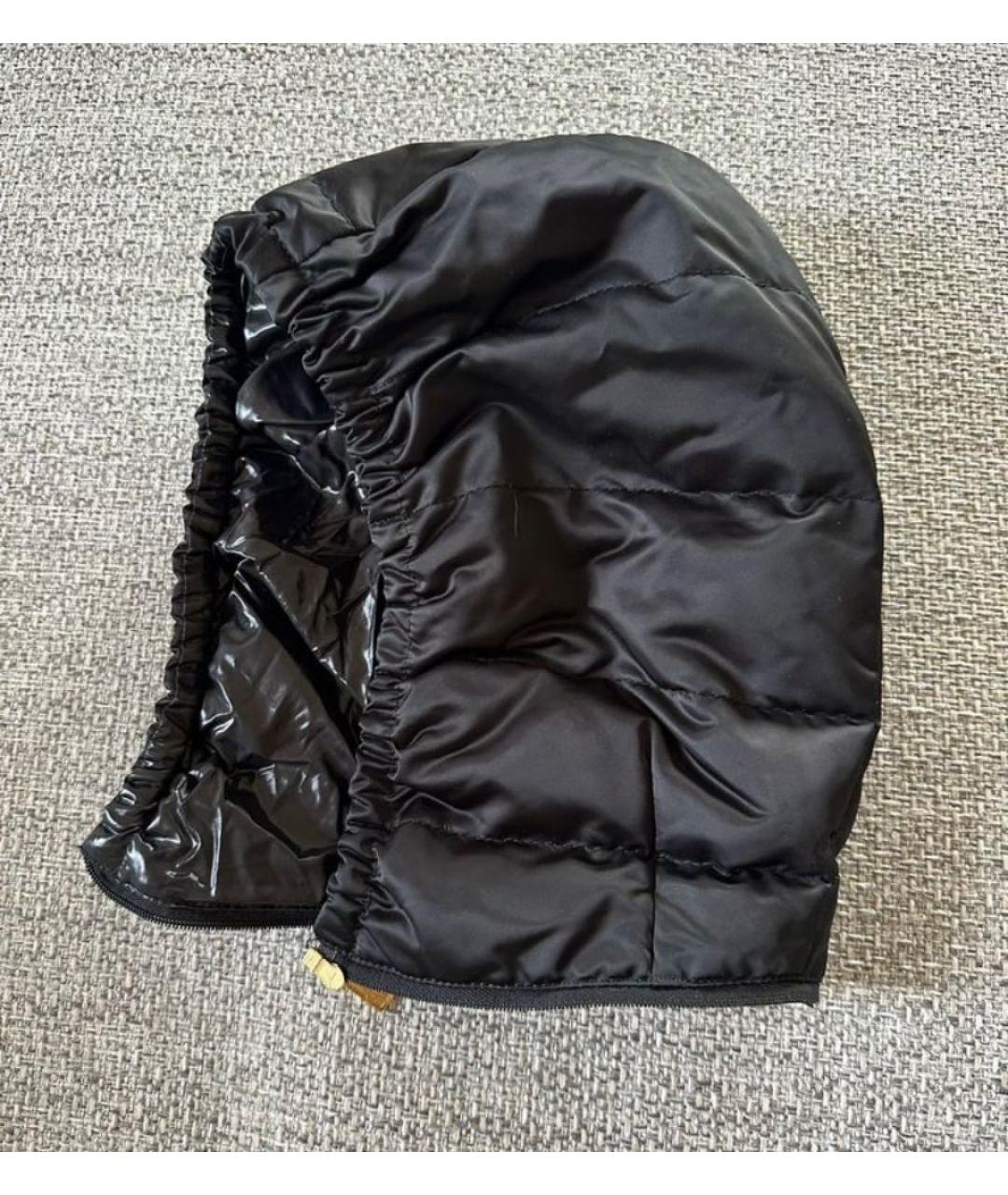 MONCLER Черный пуховик, фото 3