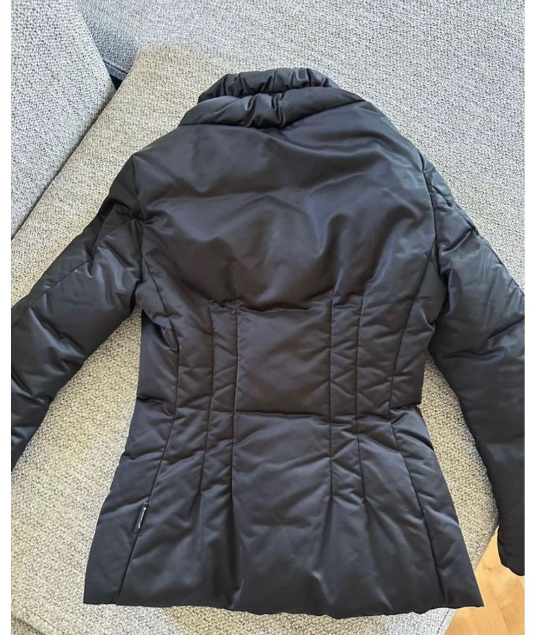 MONCLER Черный пуховик, фото 2