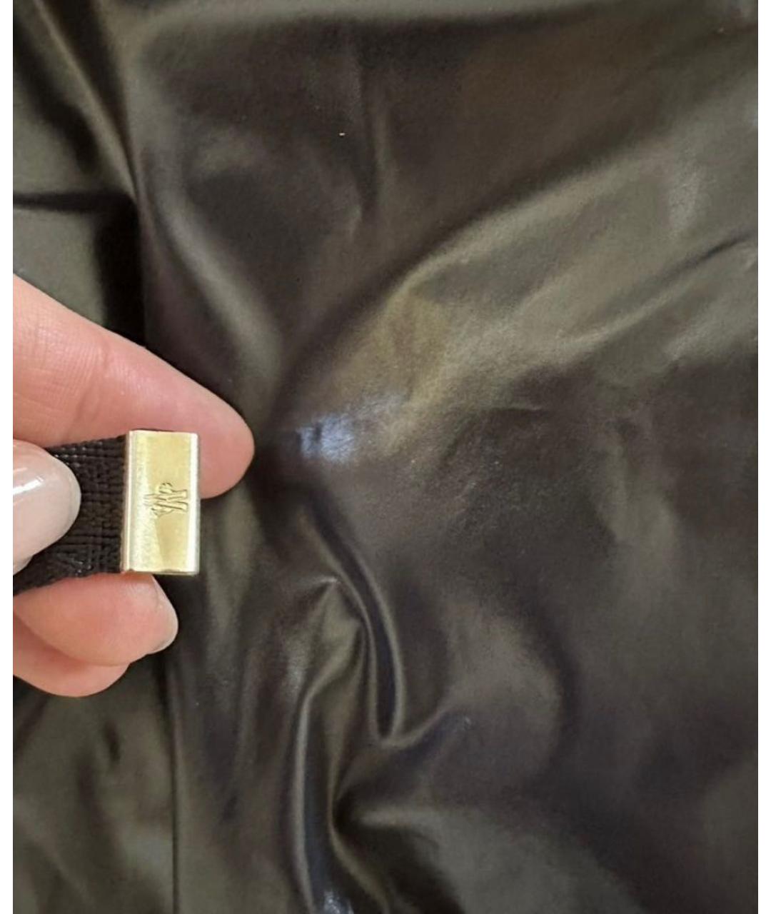 MONCLER Черный пуховик, фото 8