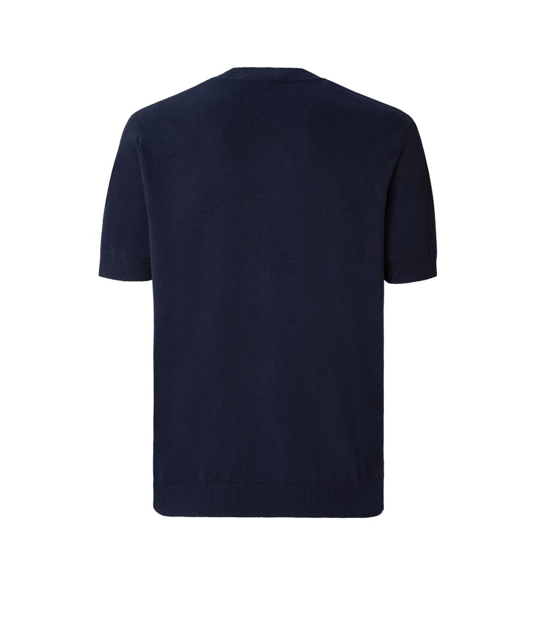 FENDI Синий хлопковый джемпер / свитер, фото 2