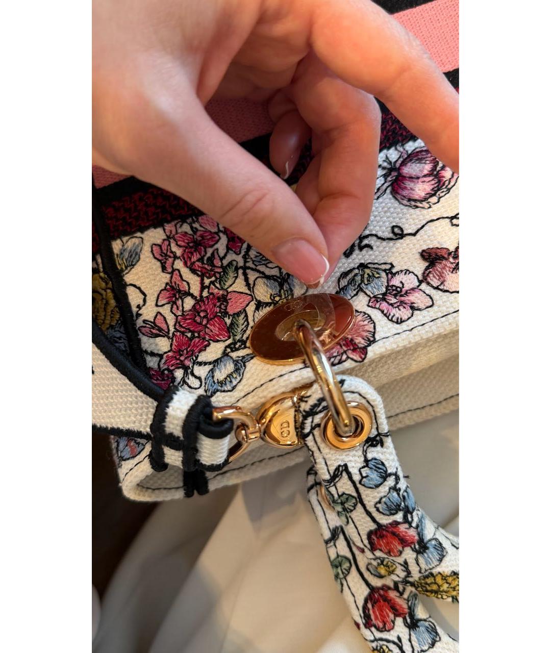 CHRISTIAN DIOR Мульти тканевая сумка через плечо, фото 6