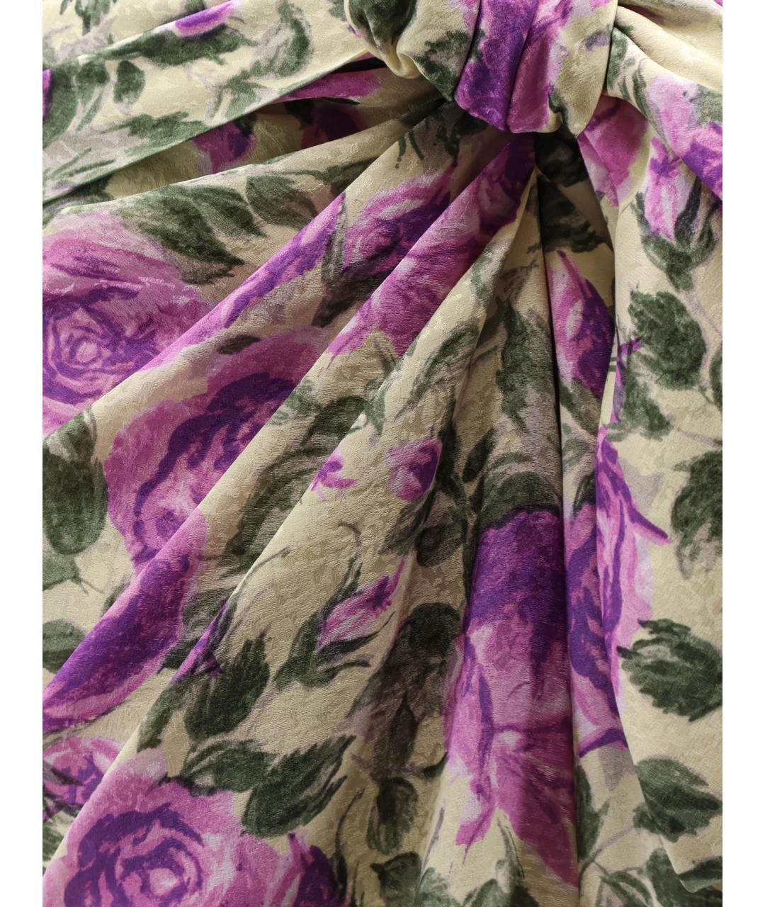 CHLOE Мульти шелковая юбка миди, фото 3