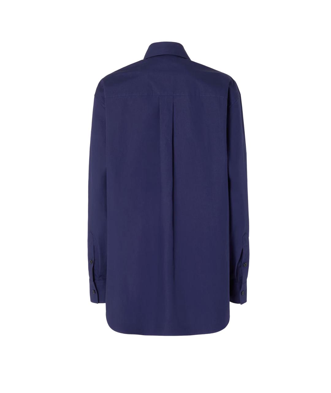 FENDI Синяя хлопковая рубашка, фото 2