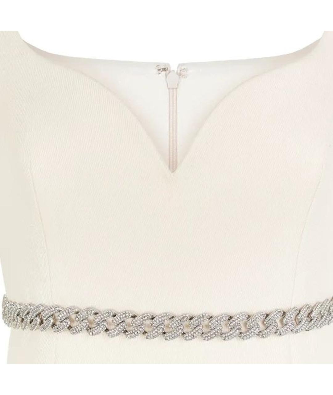 GIUSEPPE DI MORABITO Белое коктейльное платье, фото 2