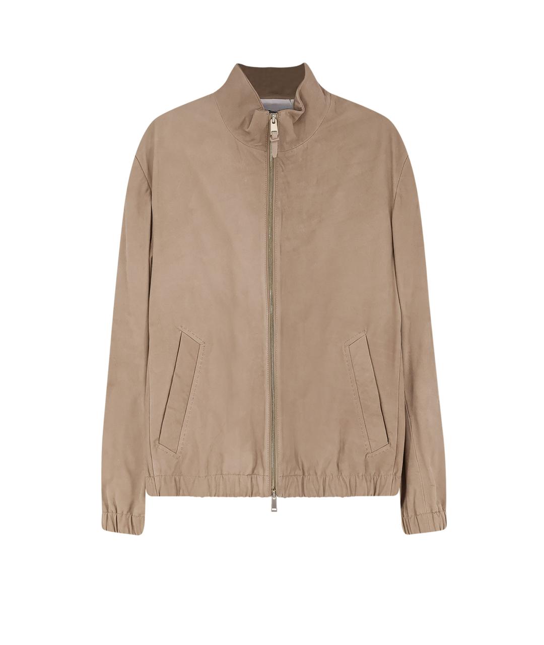 HUGO BOSS Бежевая замшевая куртка, фото 1