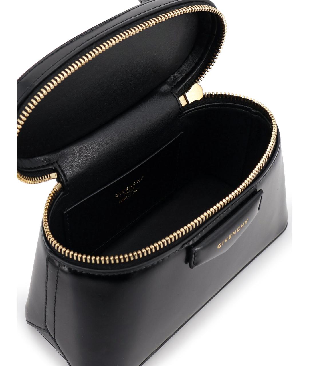 GIVENCHY Черная кожаная сумка тоут, фото 4