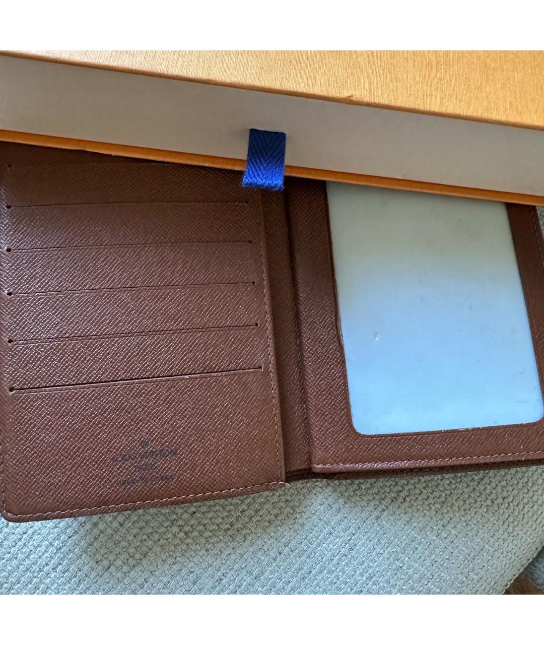 LOUIS VUITTON Кожаная визитница, фото 2