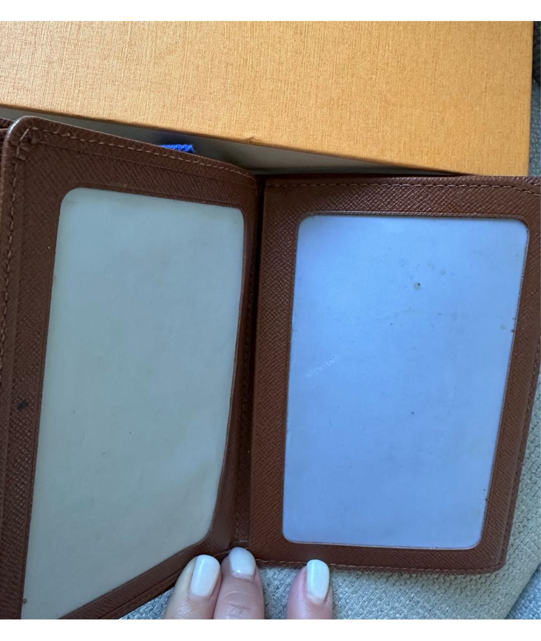 LOUIS VUITTON Кожаная визитница, фото 5