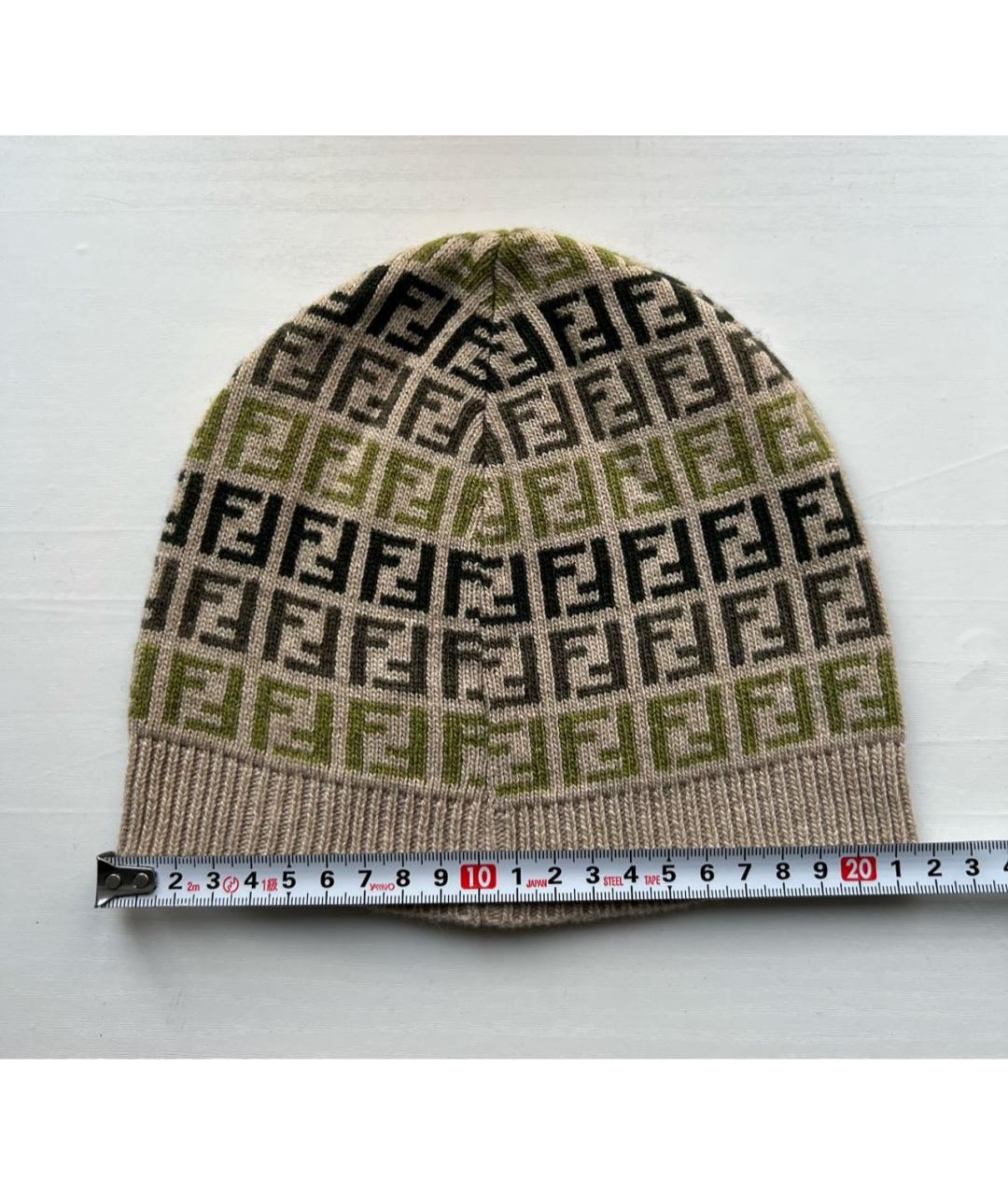 FENDI Мульти шерстяная шапка, фото 5