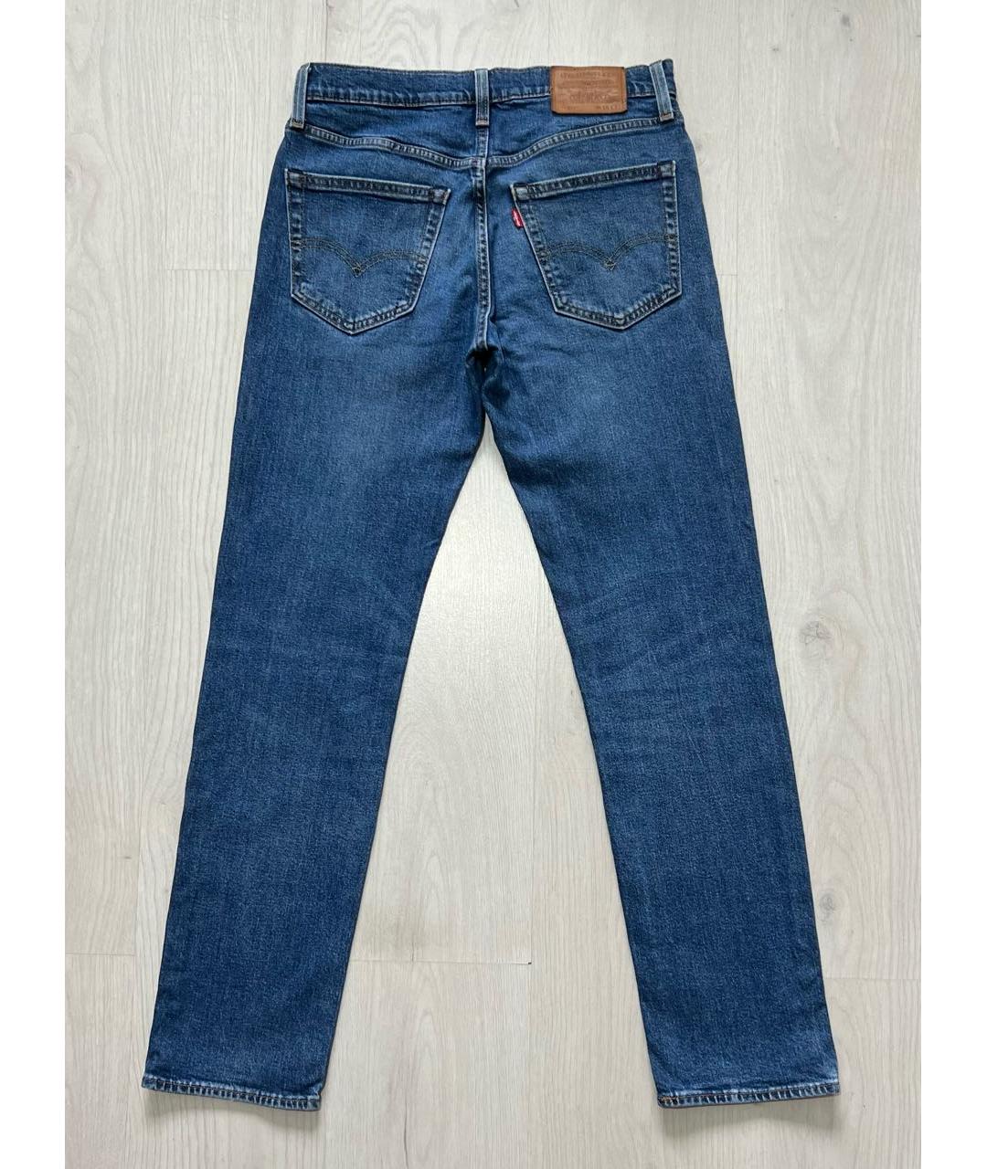 LEVI'S Синие хлопко-эластановые джинсы скинни, фото 8