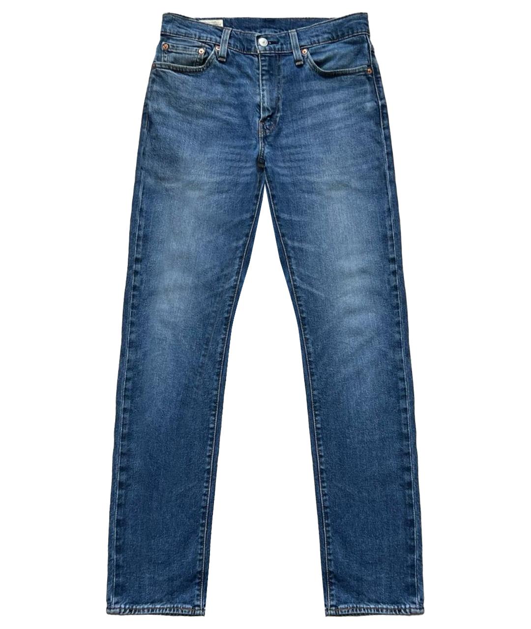 LEVI'S Синие хлопко-эластановые джинсы скинни, фото 1