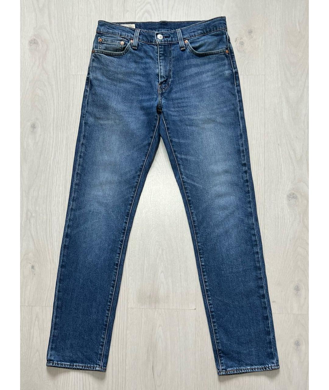 LEVI'S Синие хлопко-эластановые джинсы скинни, фото 2