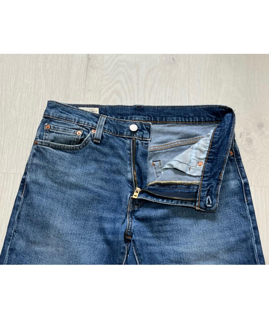 LEVI'S Синие хлопко-эластановые джинсы скинни, фото 7